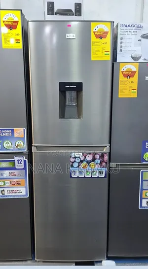 Available Pearl Pf390ixwd Double Door Fridge_down Freezer