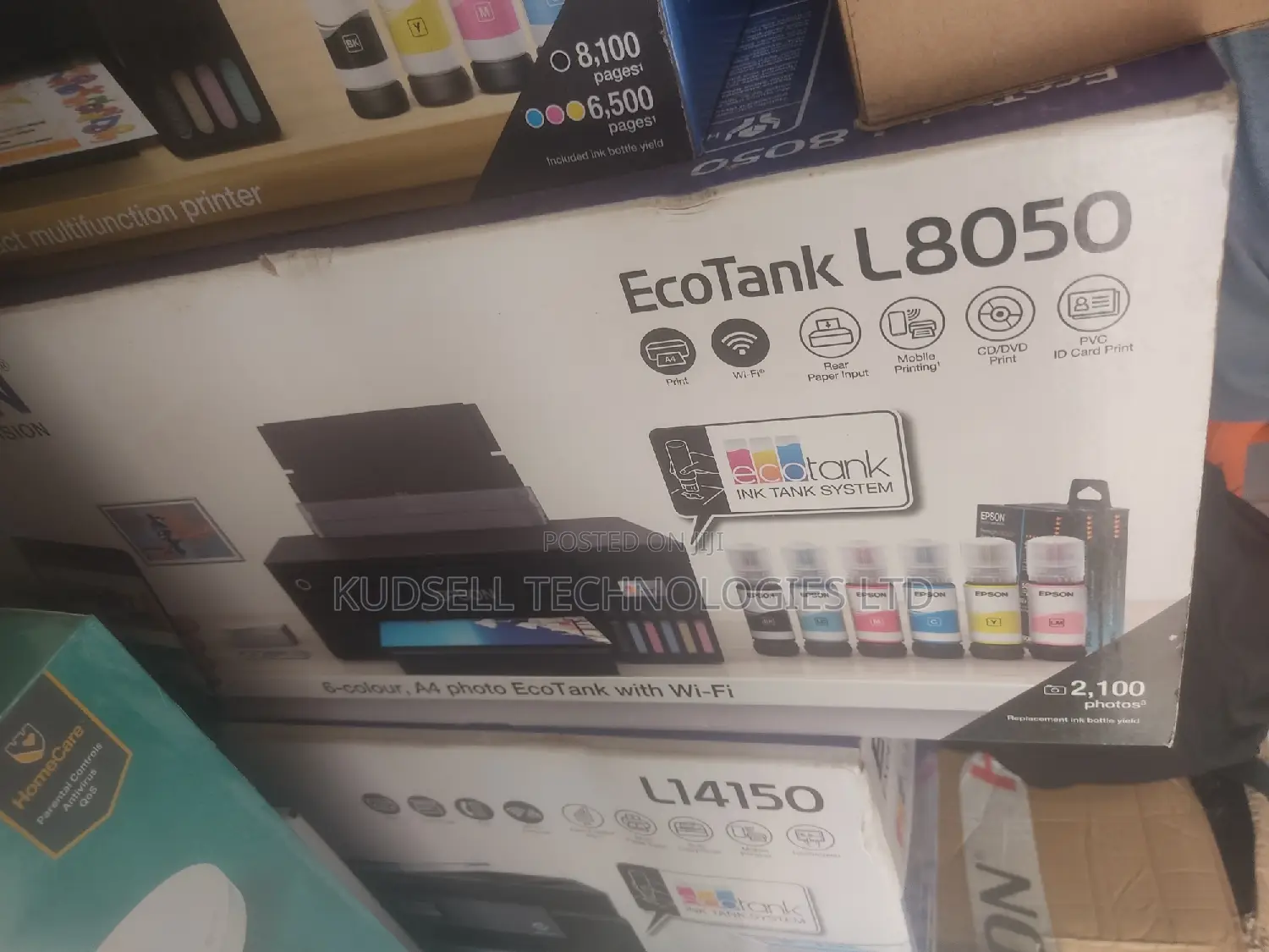 Ecotank L8050 A4 Wi-Fi Ink Tank Photo Printer