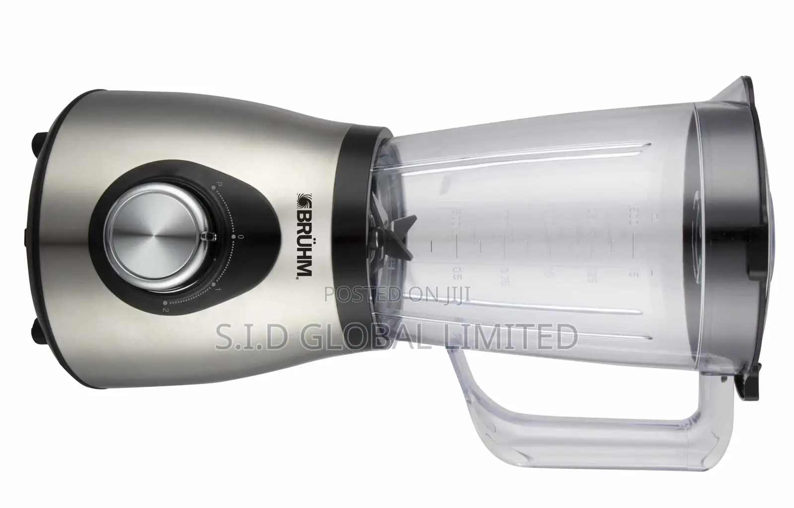 Opt Newest Bruhm Blender 1.5L With Stainless Steel Jar
