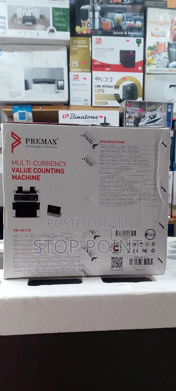 Multi-Currency Value Money Counting Machine