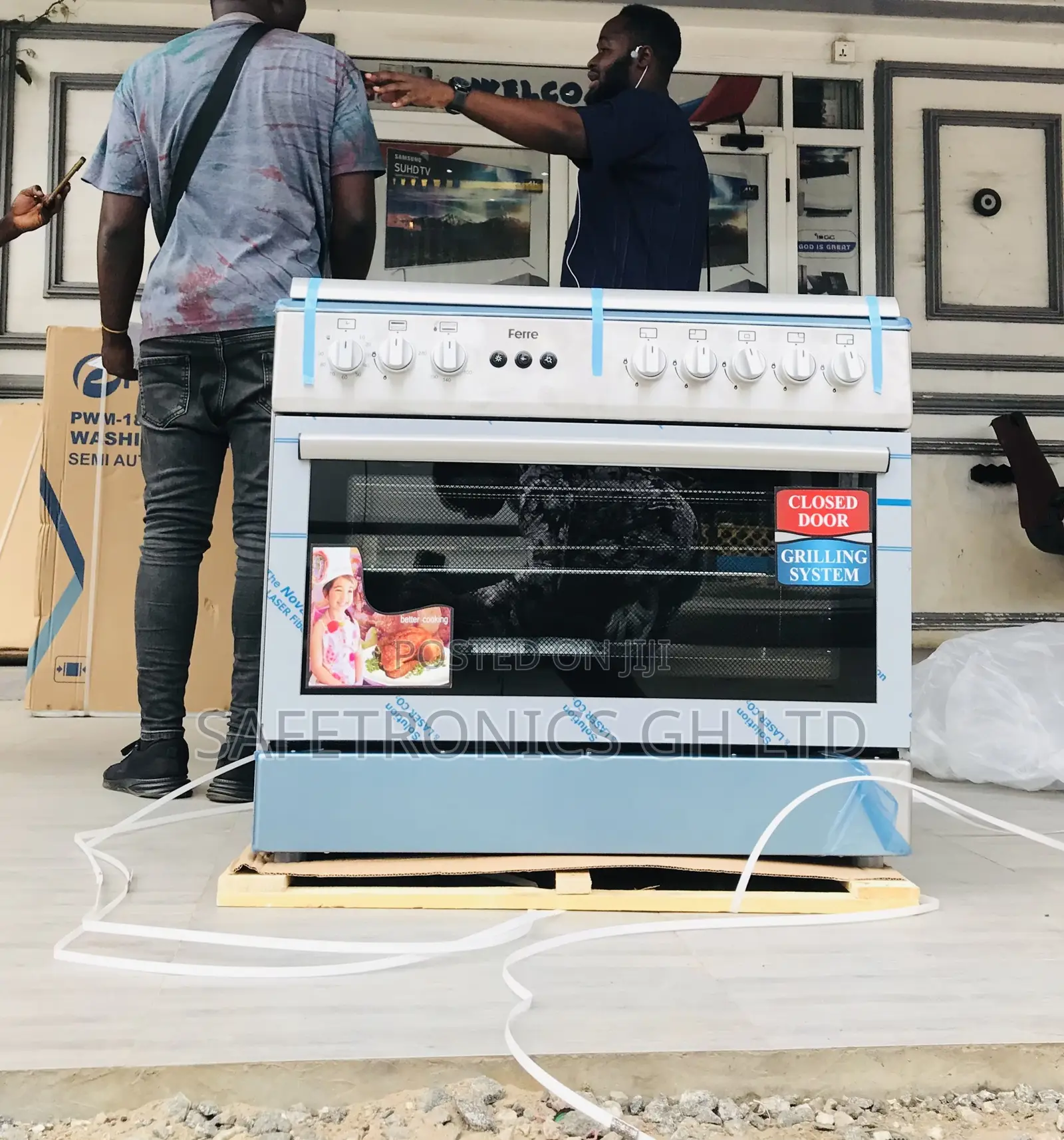  Fabulous 6 Gas Oven/Grill Ferre 60x90 Auto Ignition 