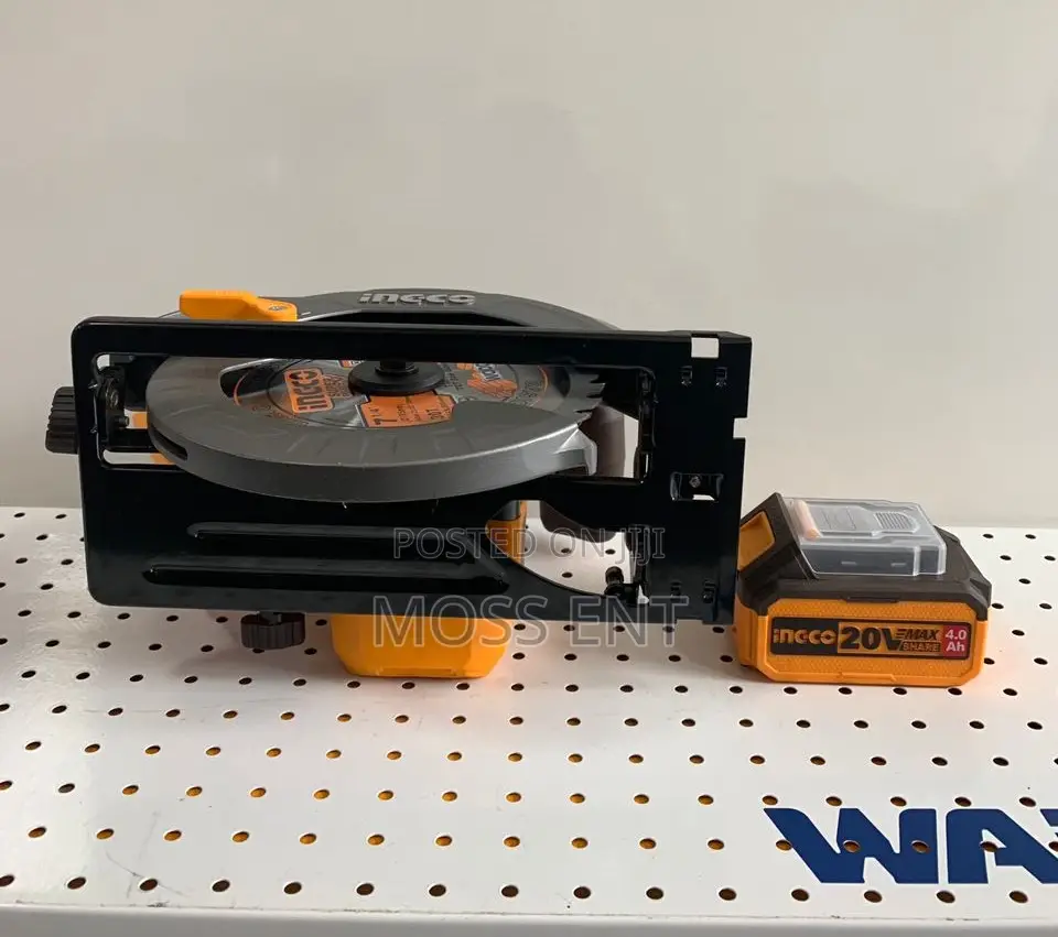 Ingco Cordless Circular Saw 20v 7" + Battery - Csli18511