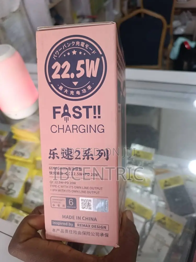 Remax Lesu Ii Series 20W +22.5W Fast Charging Power Bank