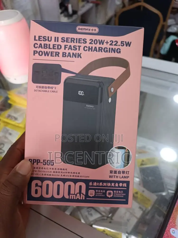 Remax Lesu Ii Series 20W +22.5W Fast Charging Power Bank