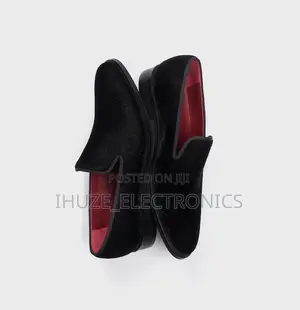 The BLK TUX Velvet Slip-on Shoes (Size 42)
