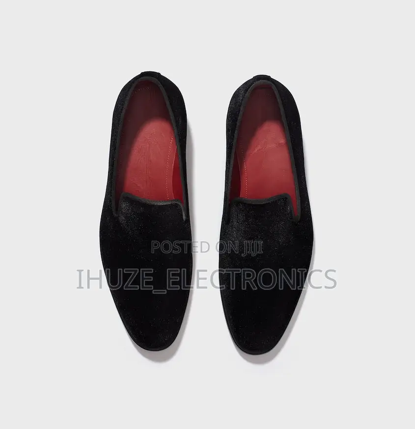 The BLK TUX Velvet Slip-on Shoes (Size 42)