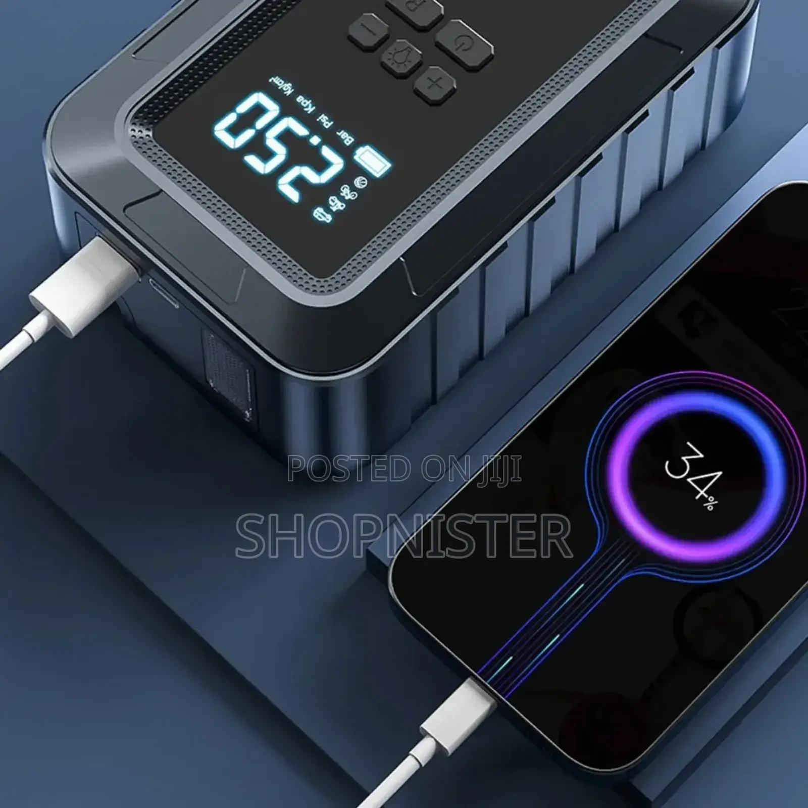 Rechargeable Air Pump Cordless Tire Inflator Portable