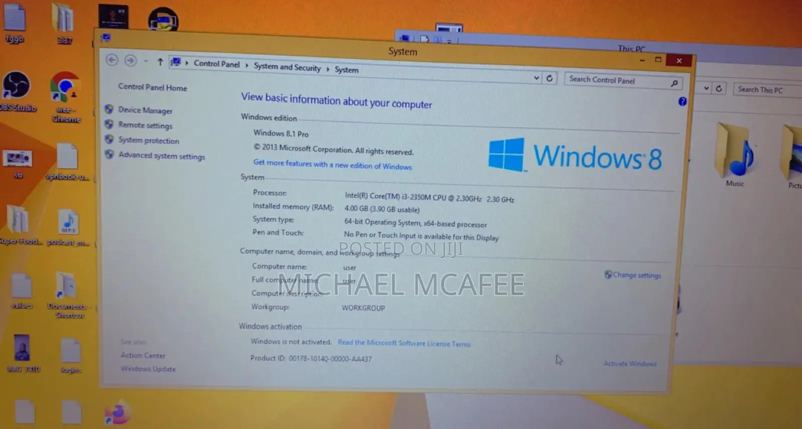 Laptop Medion 4GB Intel Core I3 HDD 700GB