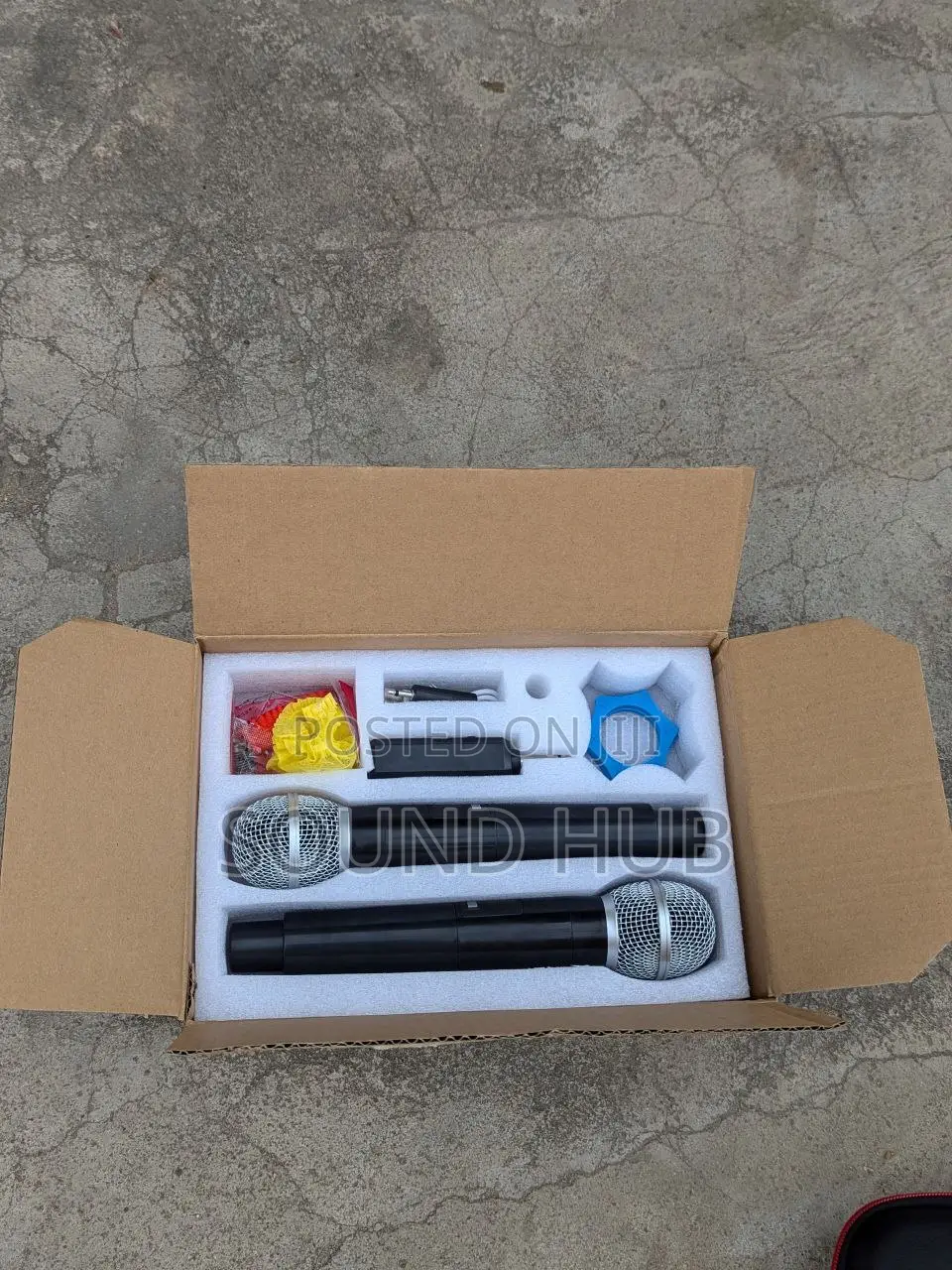 Dual Professional Microphone With Rechargeable Receiver