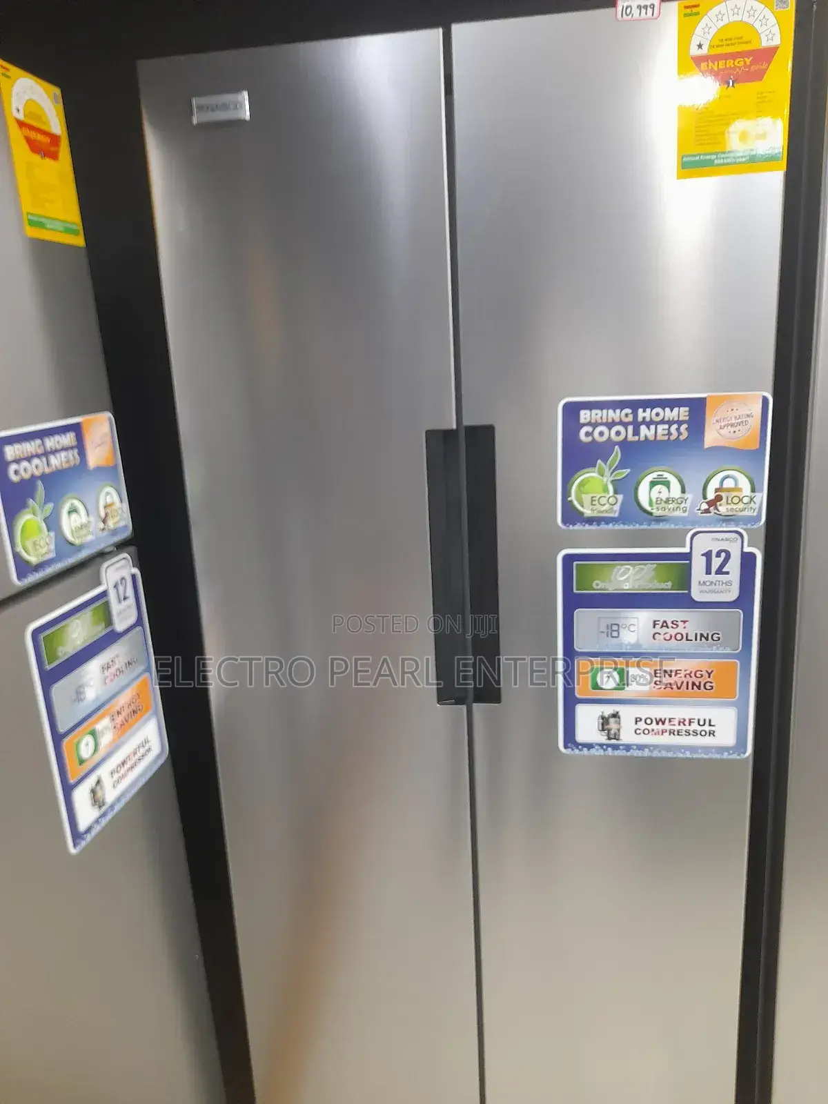 Nasco Side by Side 410litters Fridge