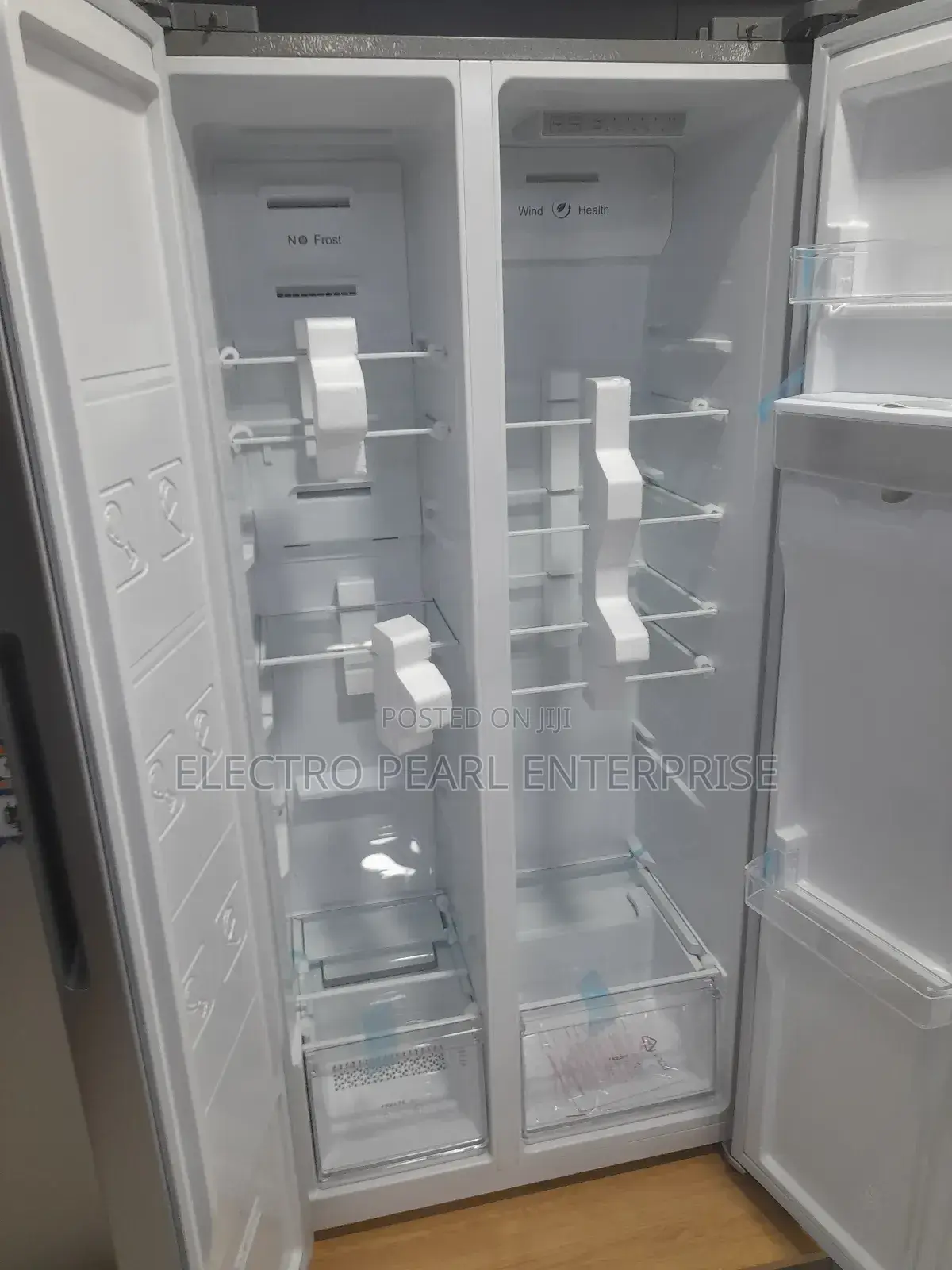 Nasco Side by Side Fridge With Dispenser 440liters