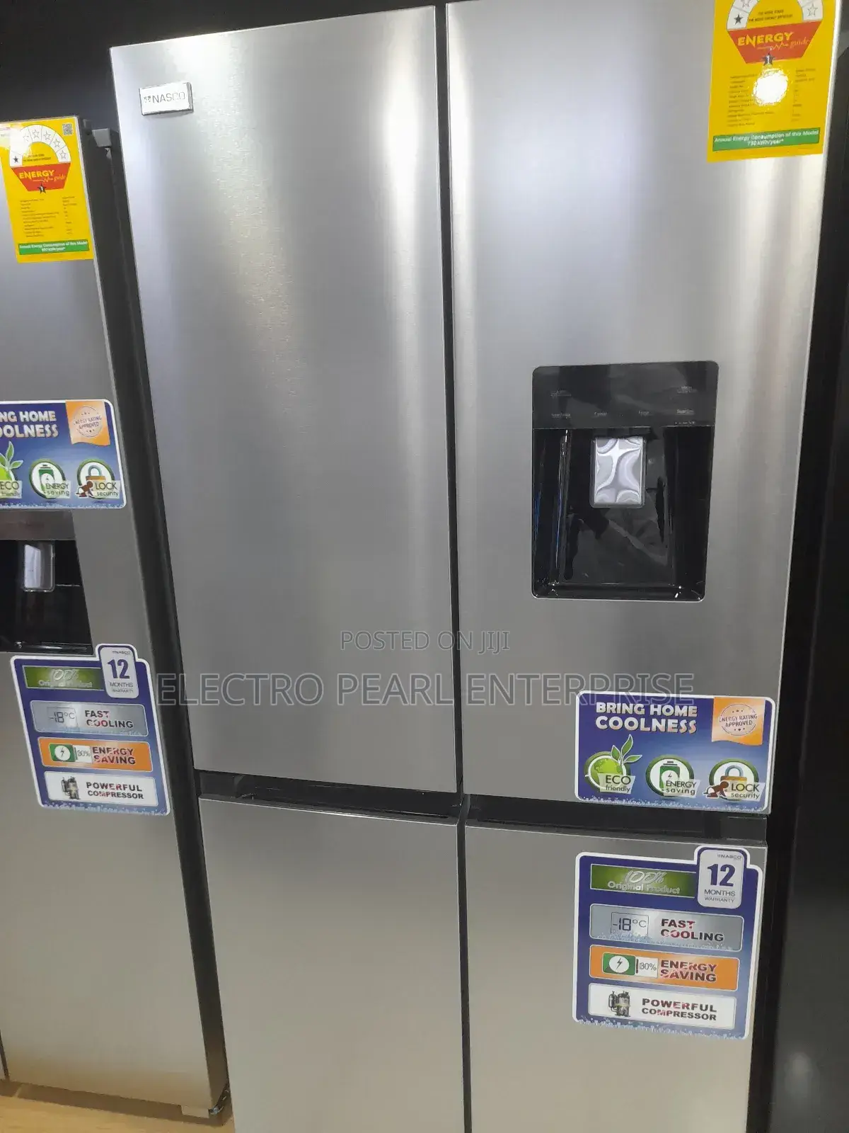 Nasco Four Doors Fridge With Dispenser