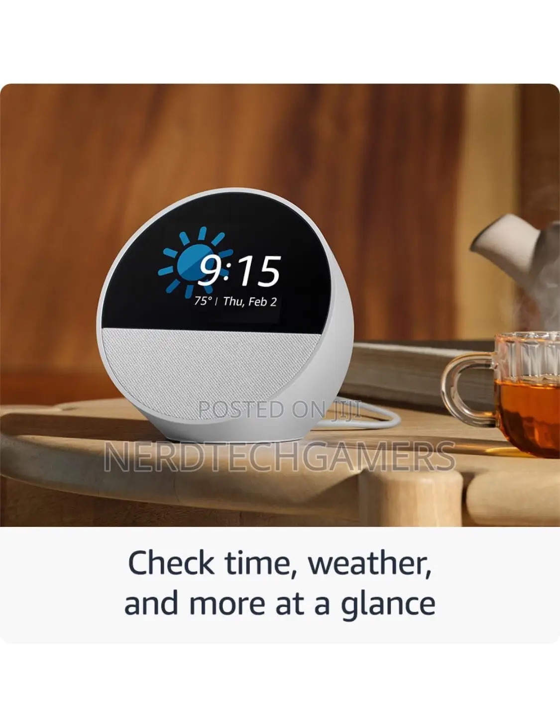 All-New Amazon Echo Spot 2024 Release, Ocean Blue
