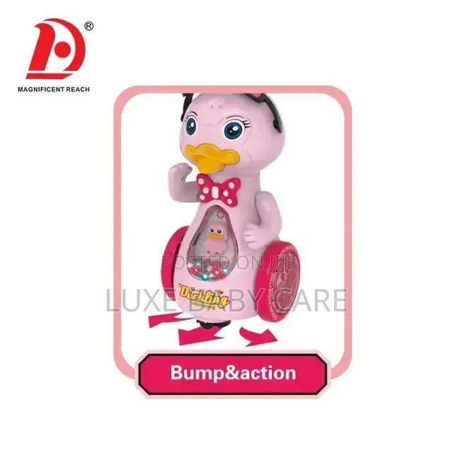 Duck Toy With Light Music