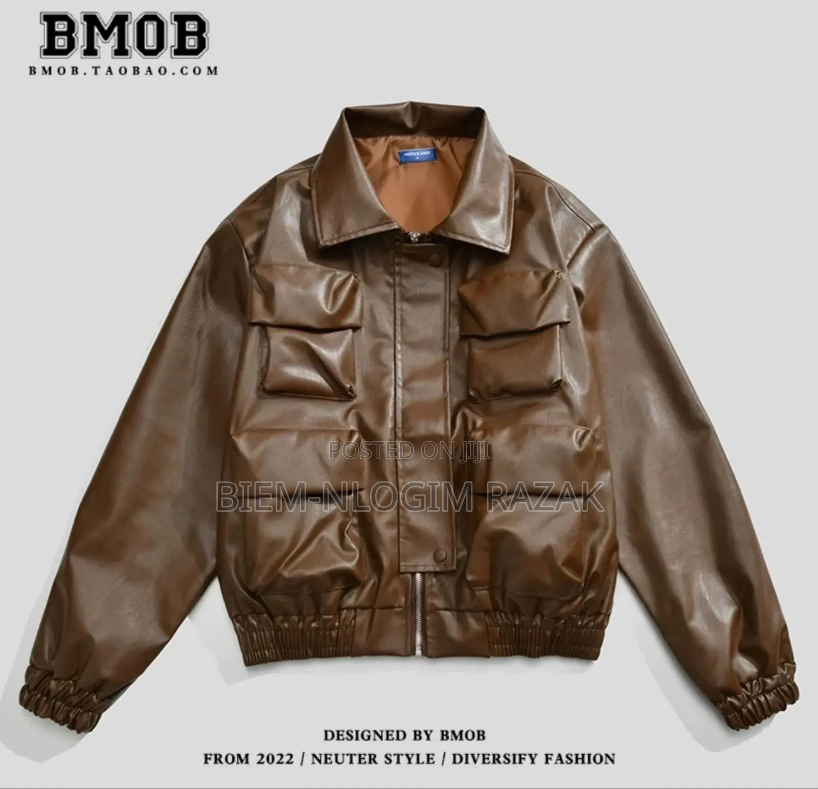 High Quality Leather Jacket Available in Stock
