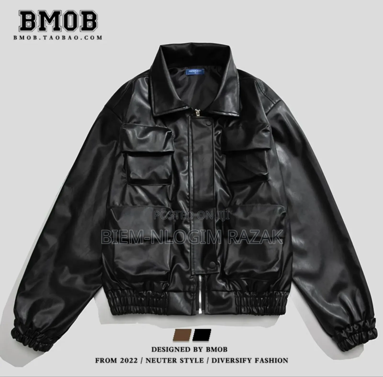 High Quality Leather Jacket Available in Stock