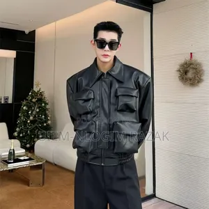 High Quality Leather Jacket Available in Stock