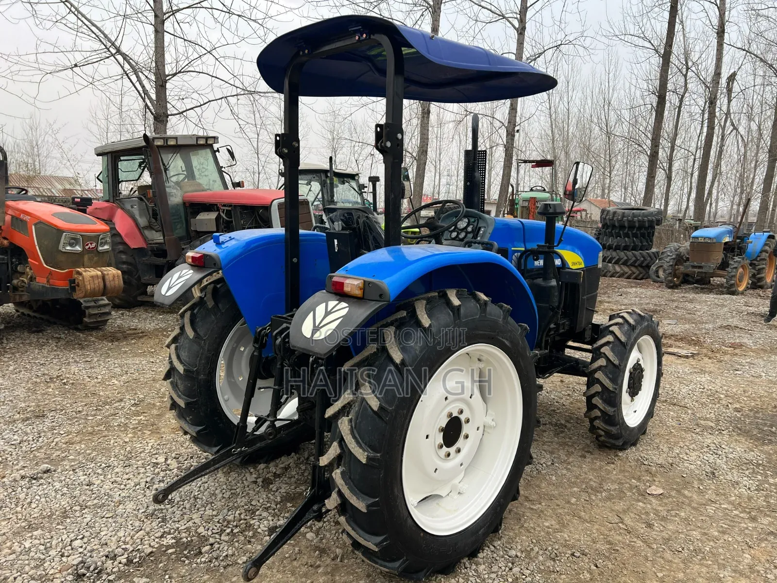 4wd New Holland Tractor With Plough and Harrow