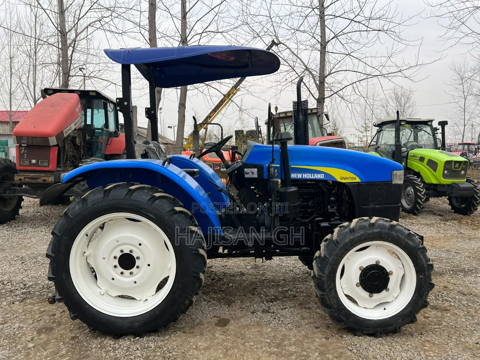 4wd New Holland Tractor With Plough and Harrow