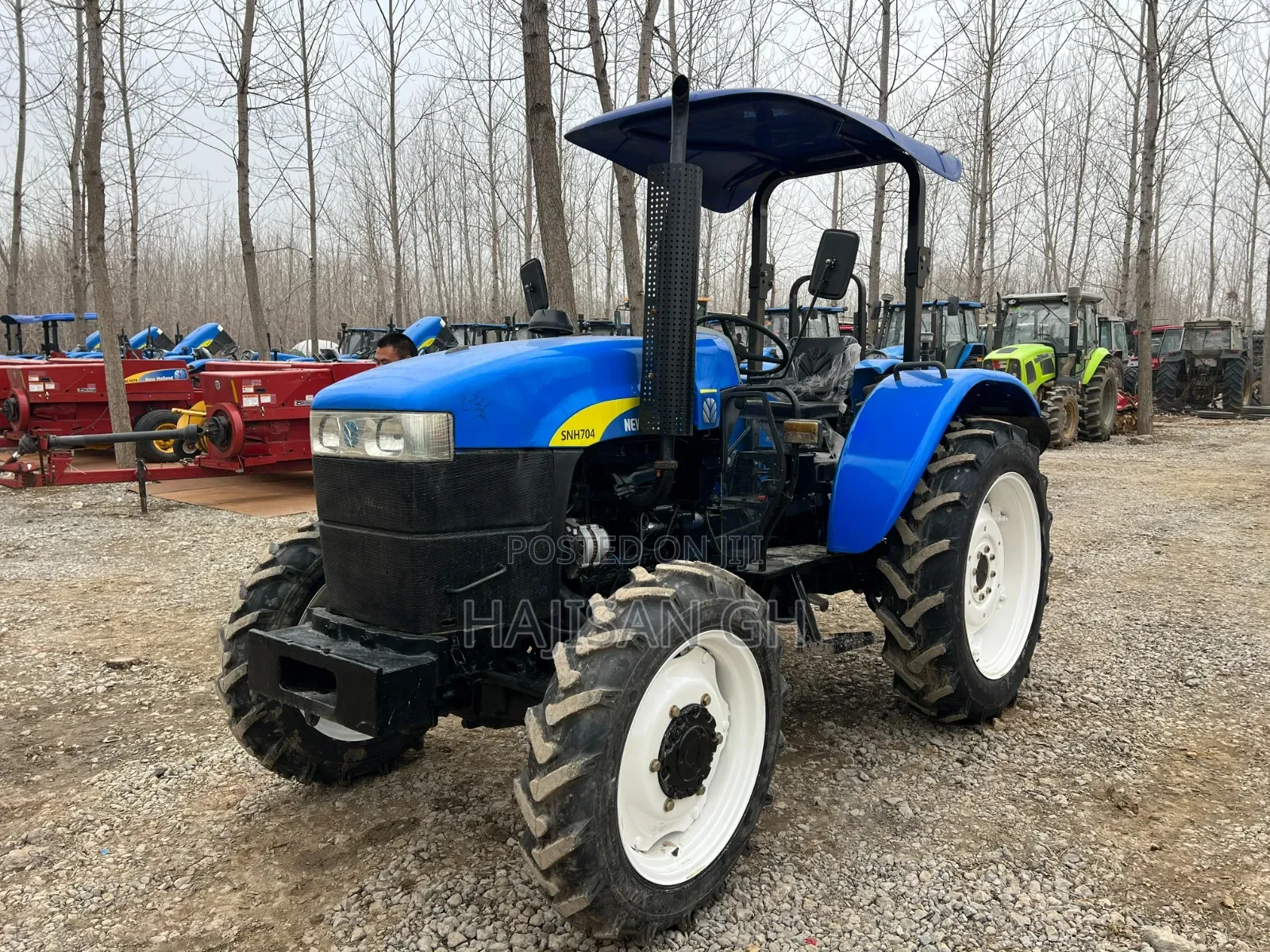 4wd New Holland Tractor With Plough and Harrow