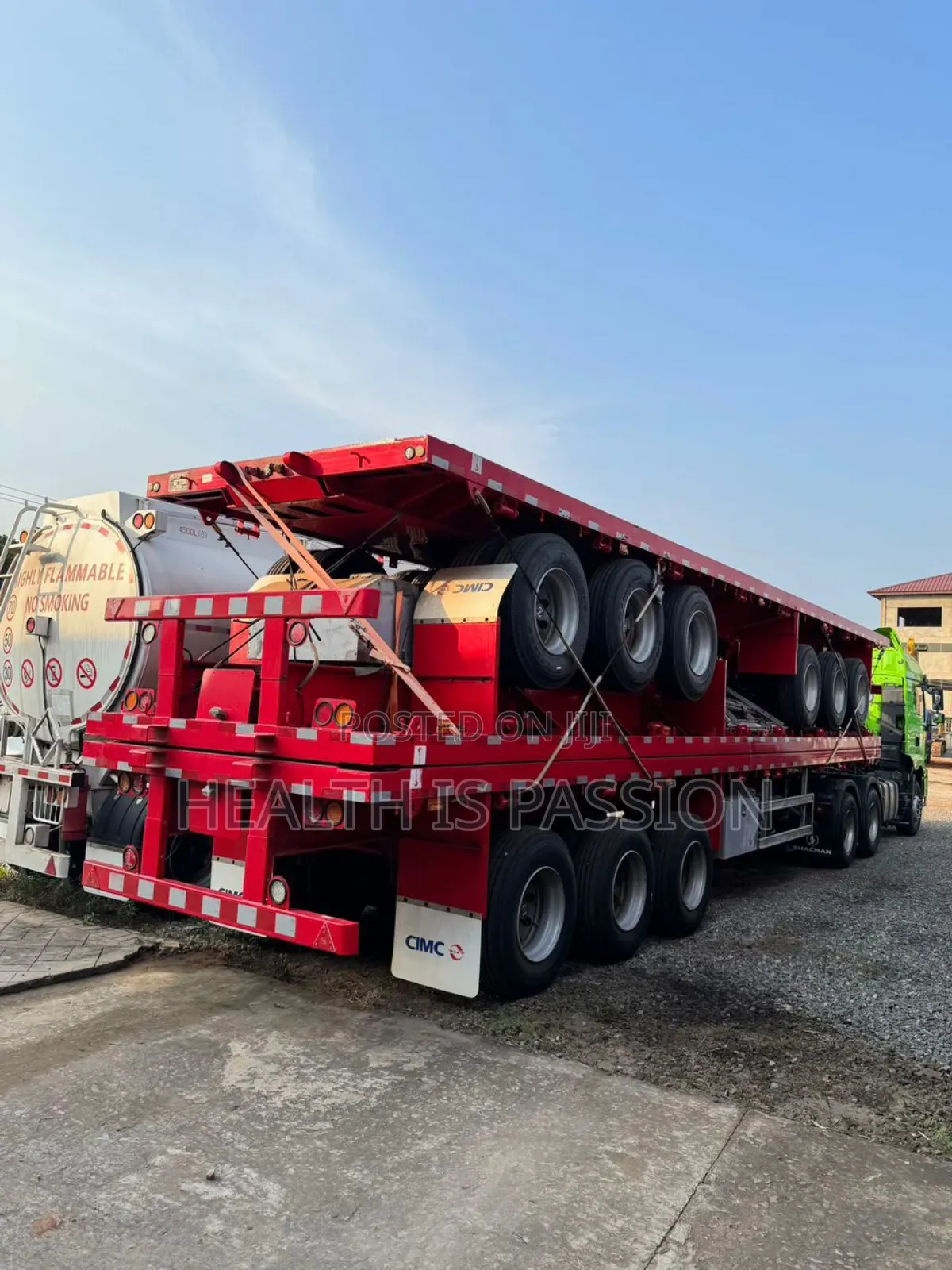 Brand New CIMC Flatbeds for Sale, 4axle and 3axles Available