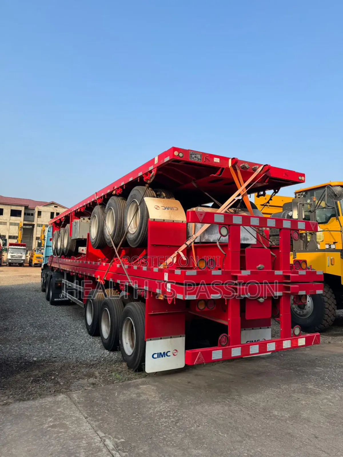 Brand New CIMC Flatbeds for Sale, 4axle and 3axles Available