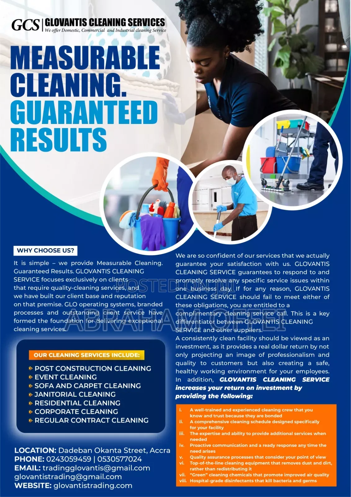 Glovantis Cleaning and Fumigation Services
