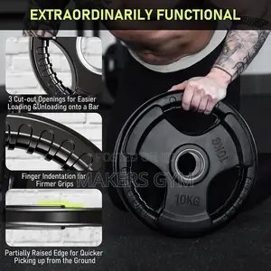 Olympic Weight Plate (10kg Pair) Grip
