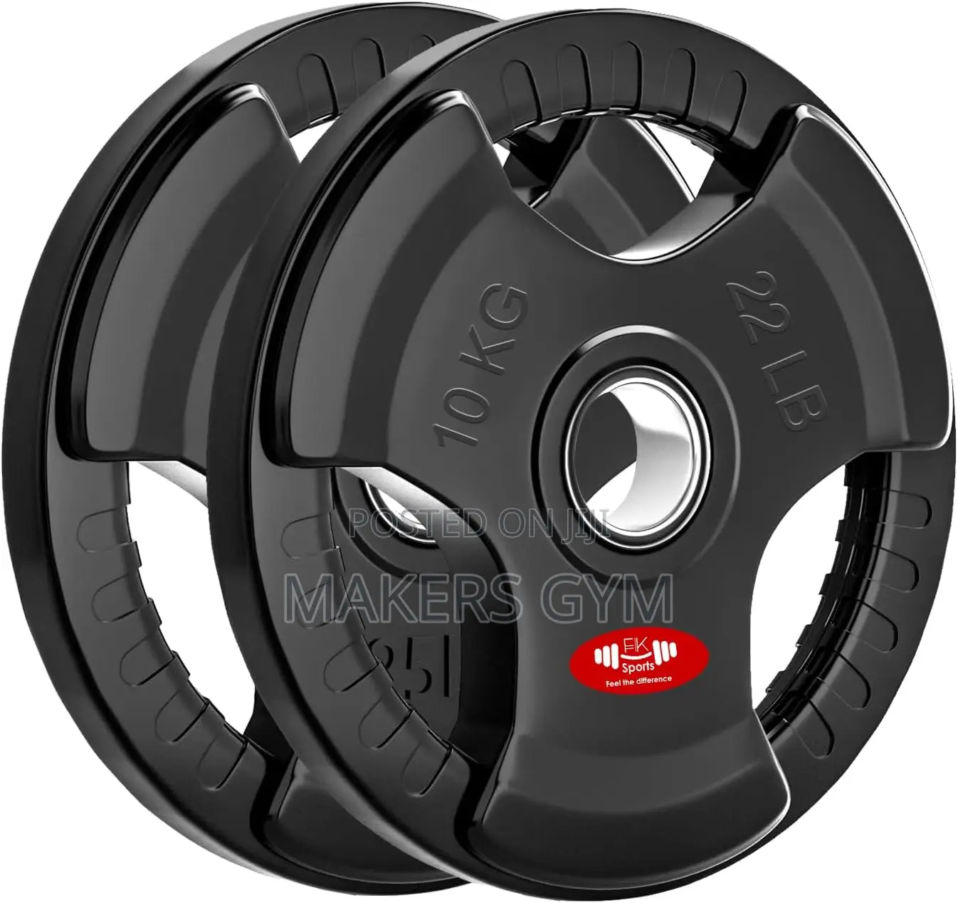Olympic Weight Plate (10kg Pair) Grip