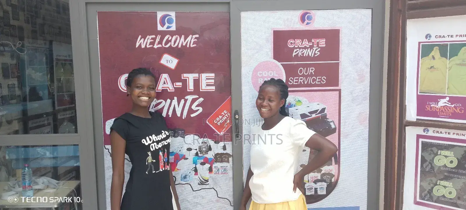 Cra-Te Prints: Complete DTF T-Shirt Printing at 37 GHC