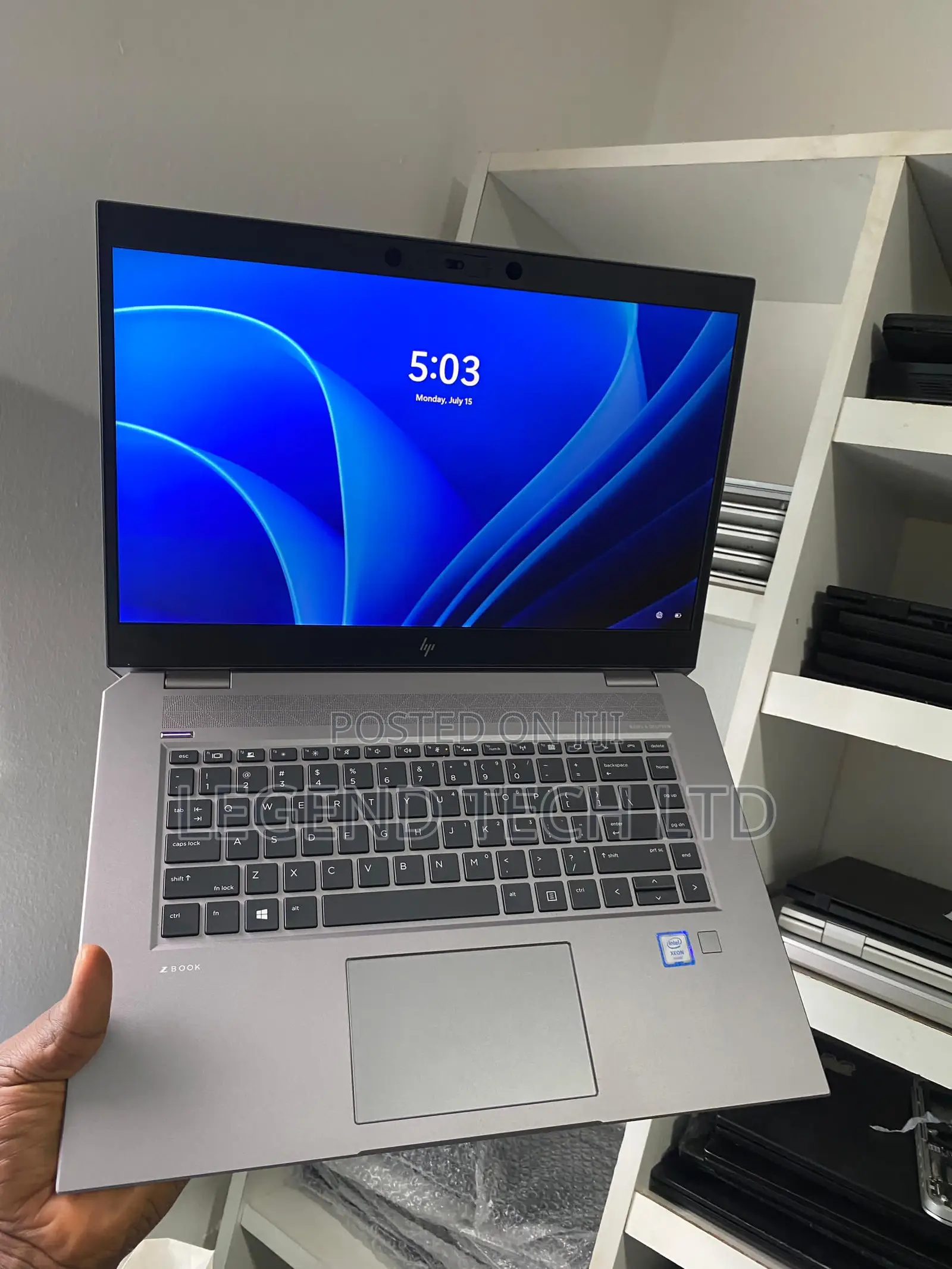 Laptop HP ZBook 15 32GB Intel Xeon SSD 512GB
