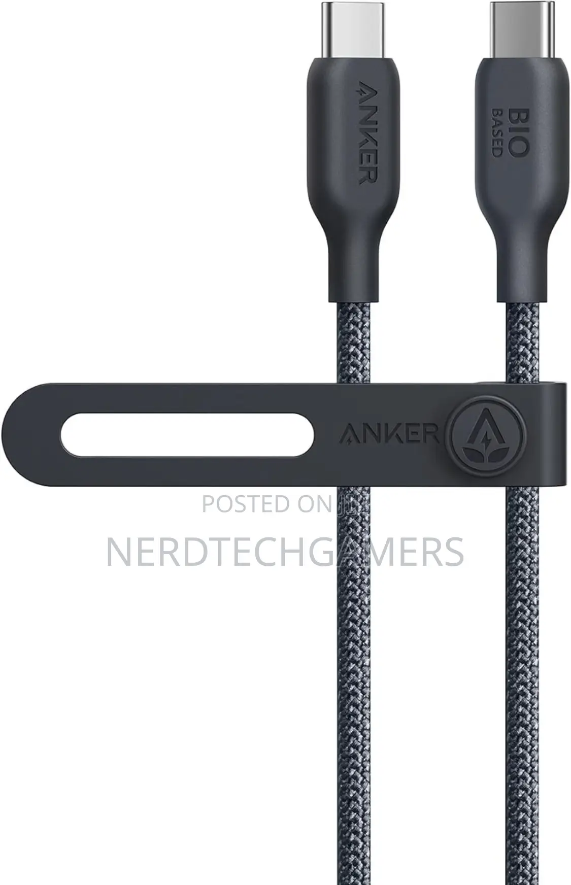 Anker USB C to C Cable (240W, 3 Ft), Bio-Braided Fast Charge