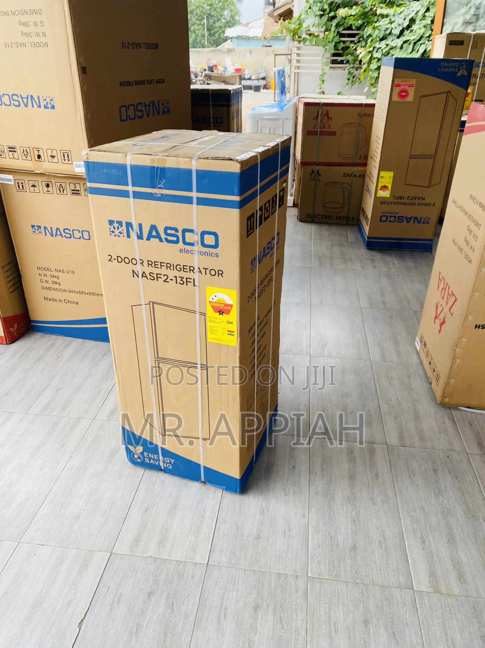 Buy Nasco 112liters 2 Door Fridge(Nasf2-13fl)Gray.