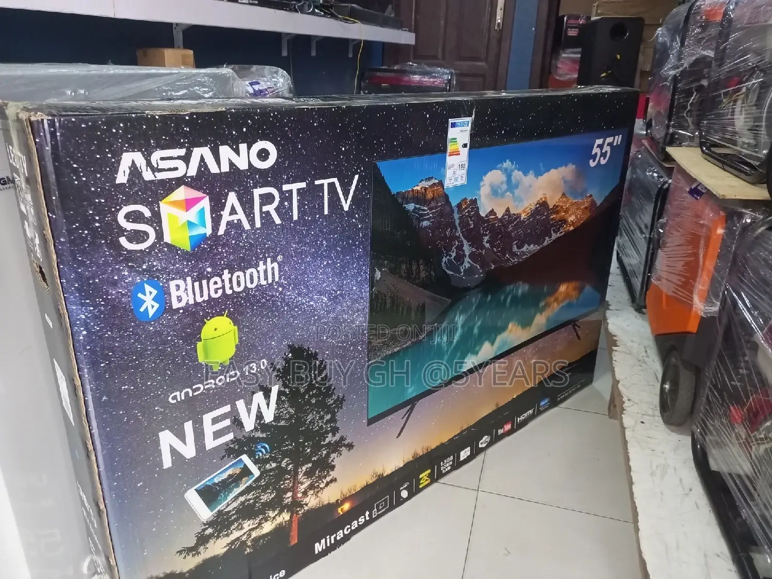 Asano Smart Tv 55inches Ultra Hd Smart Tv Android 13.0 Tv