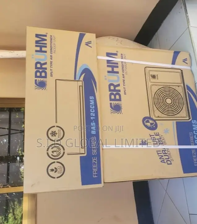 Unveil New Brand Bruhm 1.5hp Split Air Conditioner BAS-12RCE
