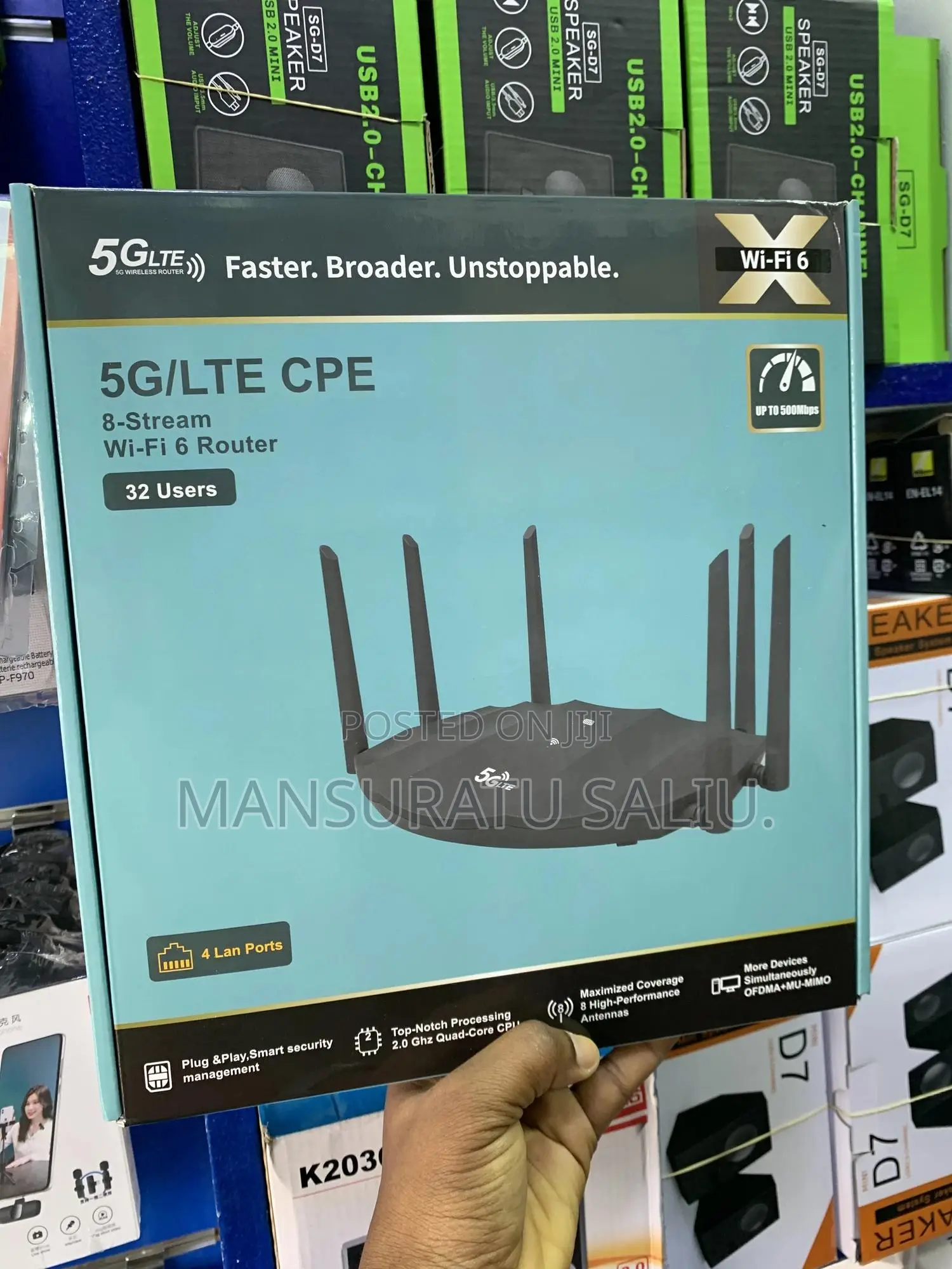 5g/Lte Cpe 8-Stream Wifi 6 Router