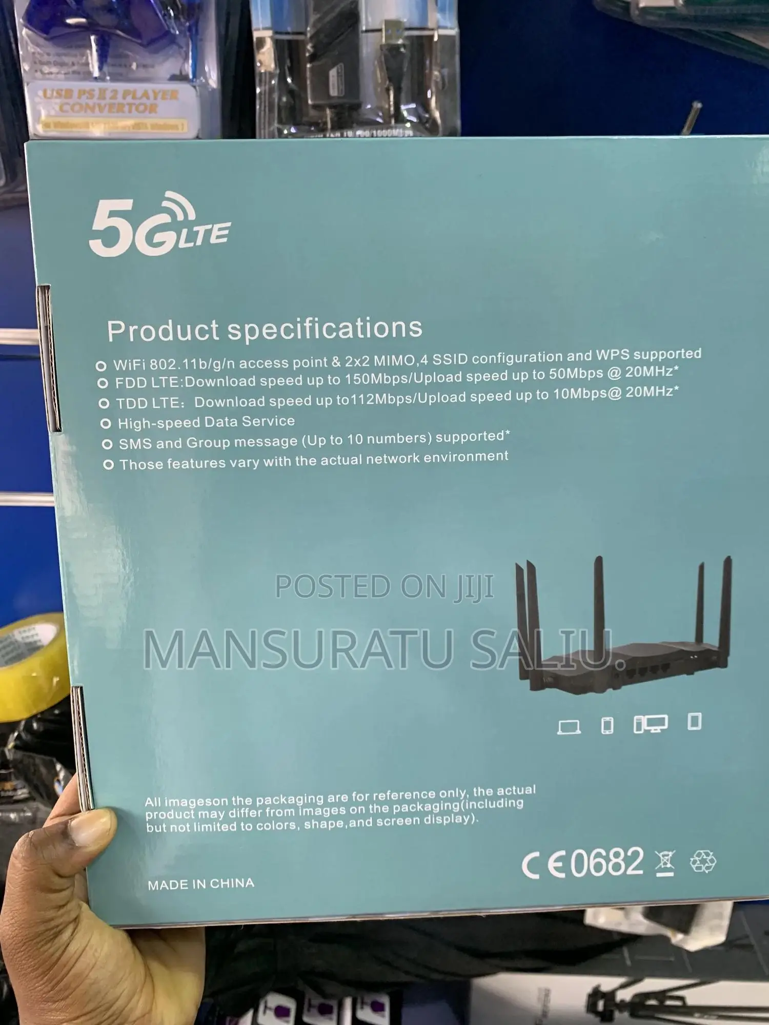 5g/Lte Cpe 8-Stream Wifi 6 Router