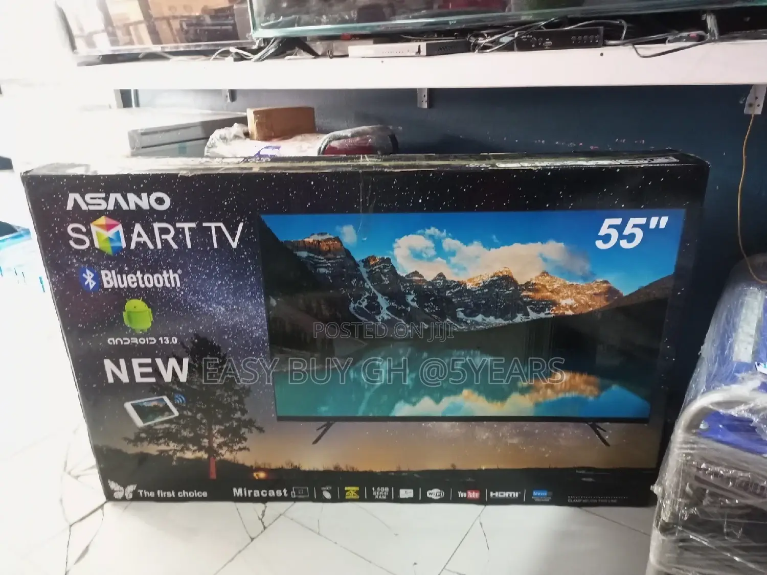 Asano New Smart Tv Bluetooth Tv Android TV 55inches