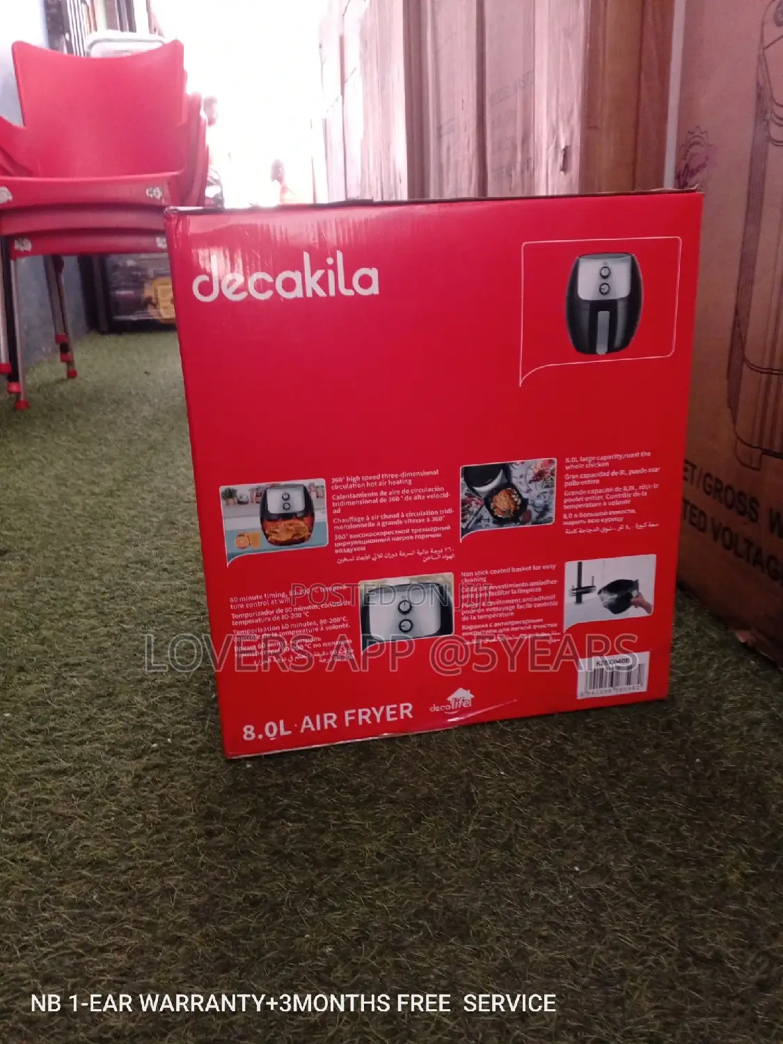 Air Fryer Air Fryer 1800W Decakila