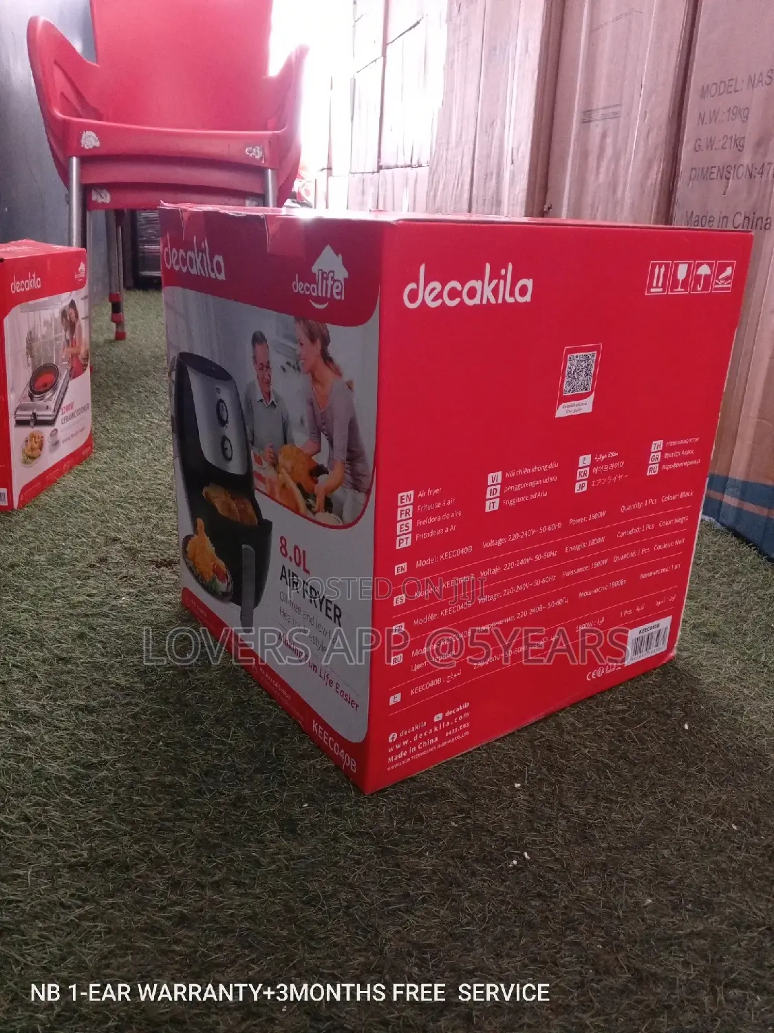 8.0L Decakila Air Fryer Air Fryer