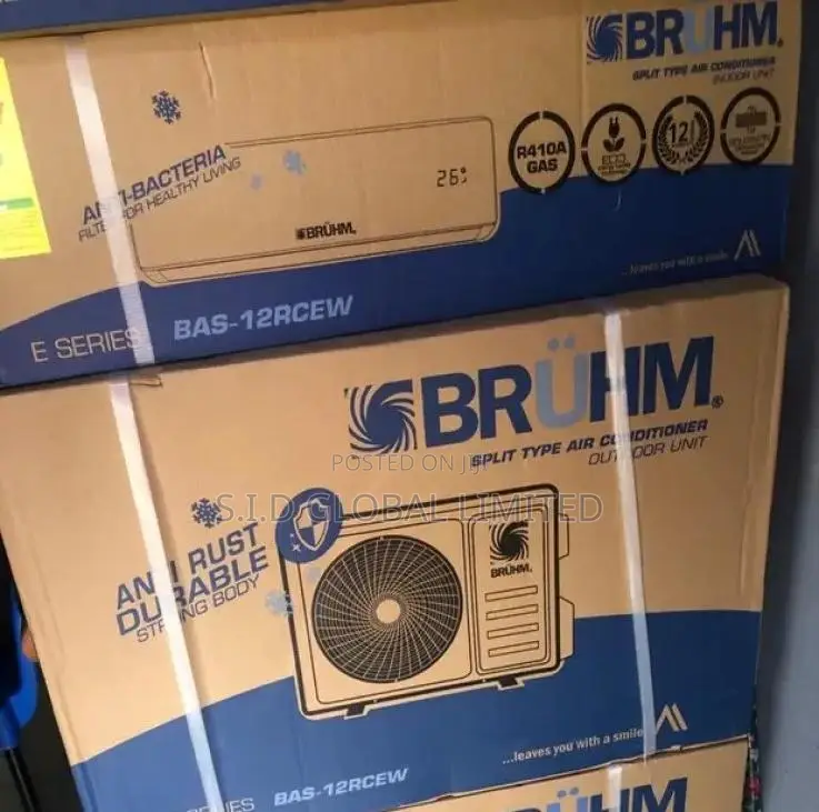 Opt Genuine Bruhm 1.5 HP Split Bas-12rcew – R410