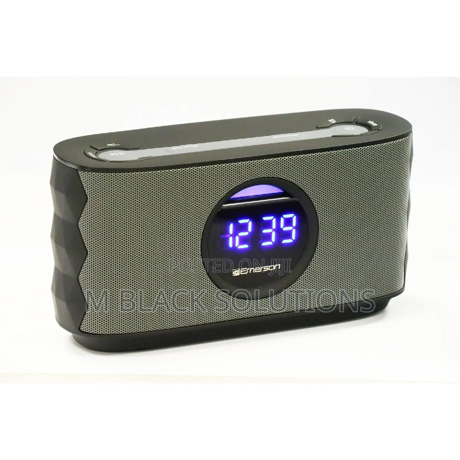Emerson 10W Portable Bluetooth Speak, Dual Alarm Clock, FM.