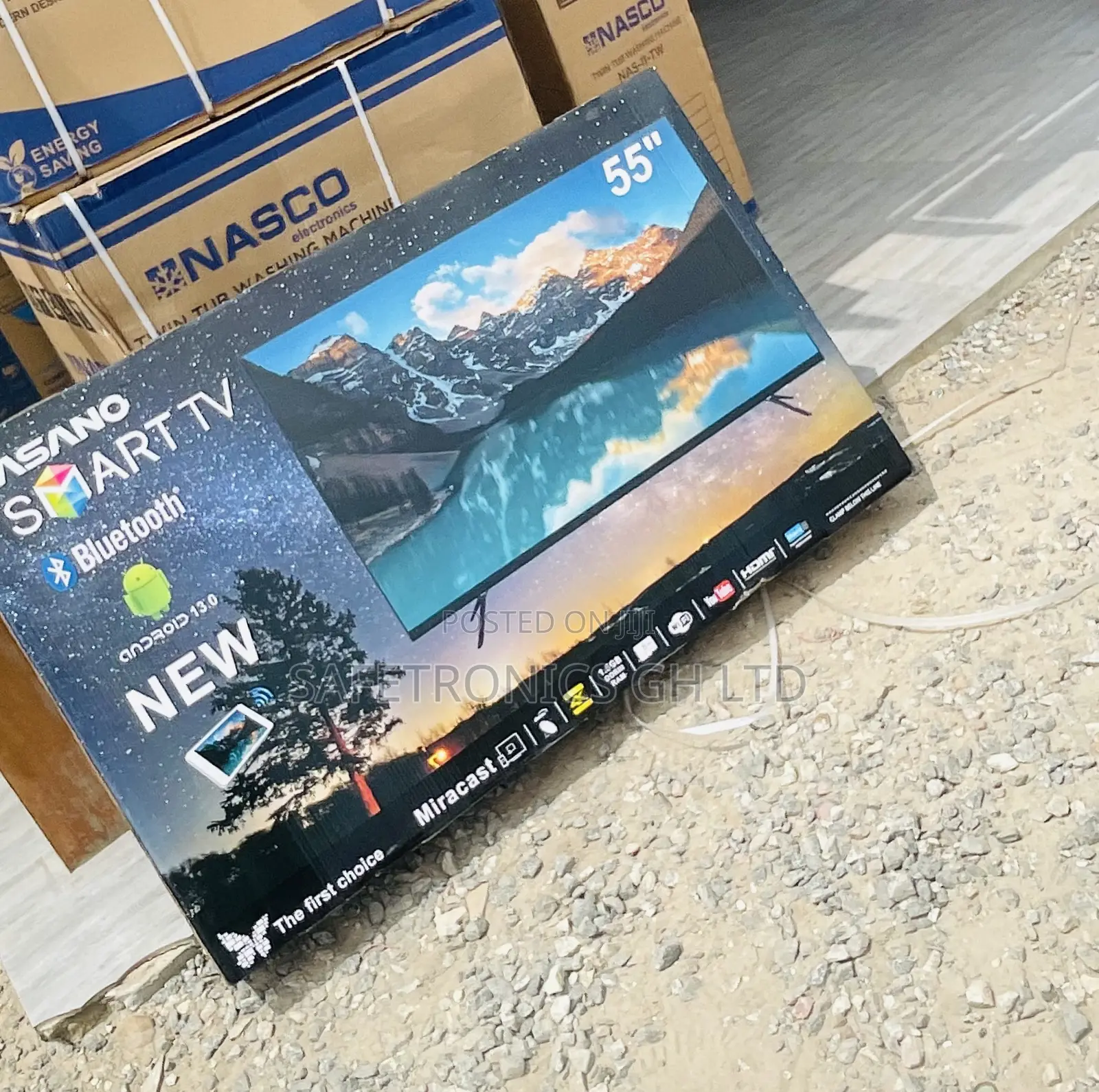 Purchase New Smart Led Asano 55 (Black) UHD Bluetooth Tv