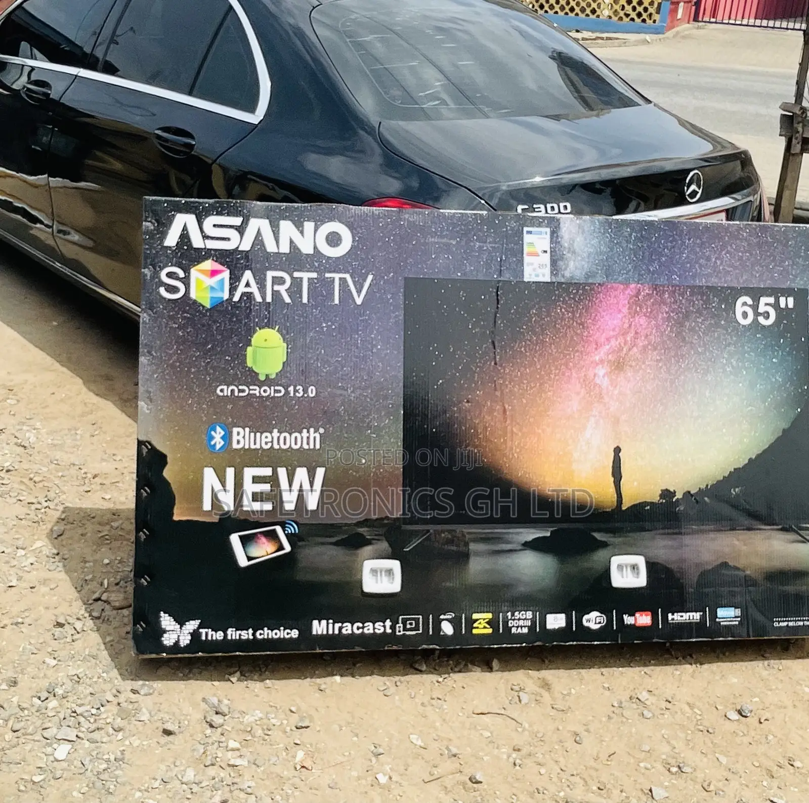 Fabulous 65 Inch Smart Led Asano (Black)  Tv