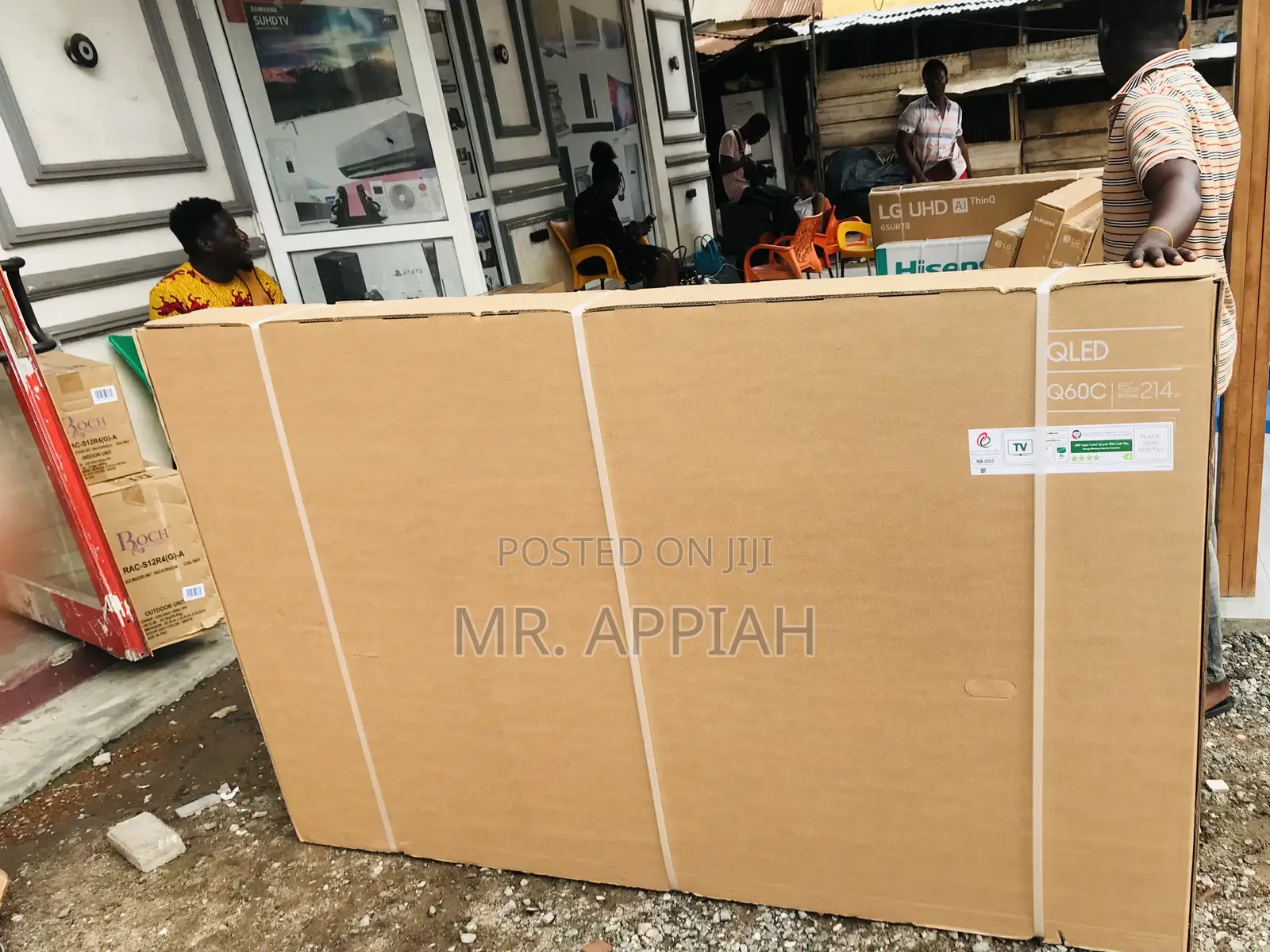 Uniquely Designed Samsung(Black)85Q70C 85” Qled Tv.