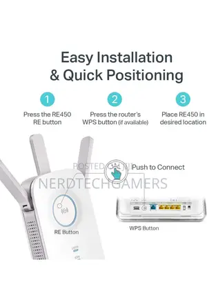 Tp-Link Ac1750 Wifi Extender (Re450), Up to 1750mbps
