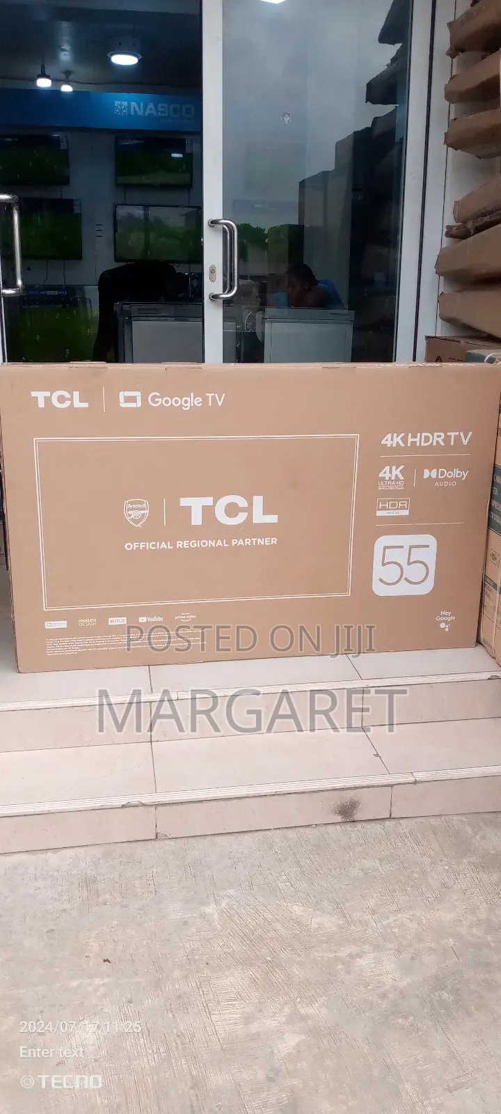 TCL 55 Inches Digital Satellite Tv Smart Uhd
