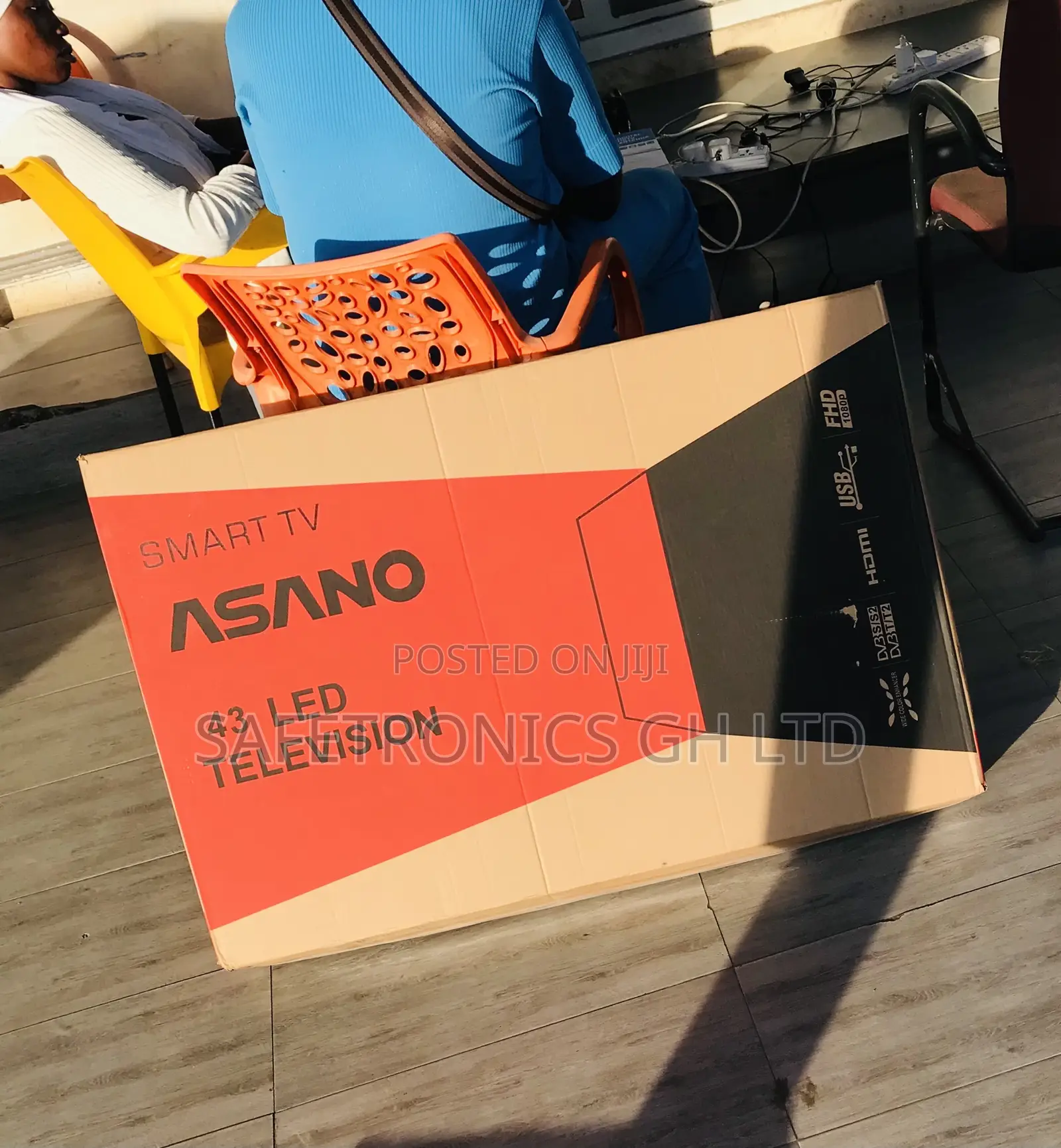 Electric (Black) Asano 43 Inch Led Smart New Tv