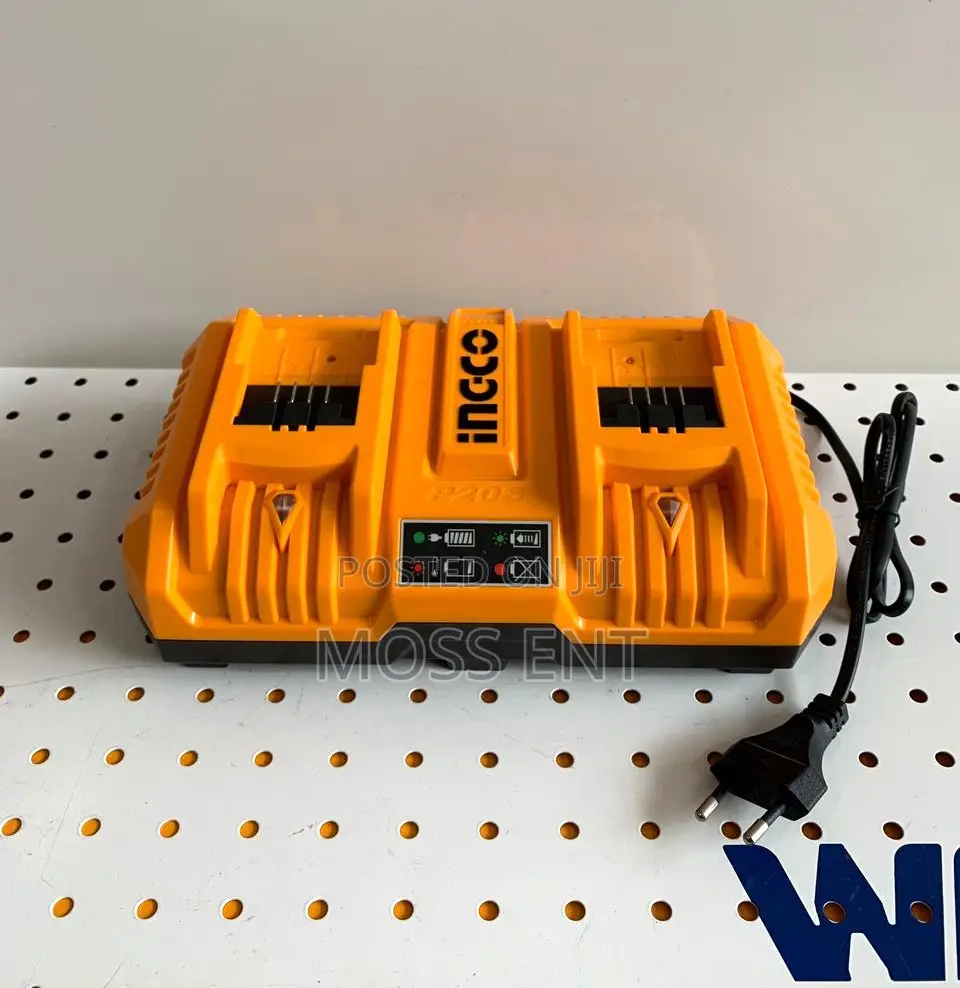 Ingco P20s 2-Port Lithium-Ion Battery Charger - Fcli2082