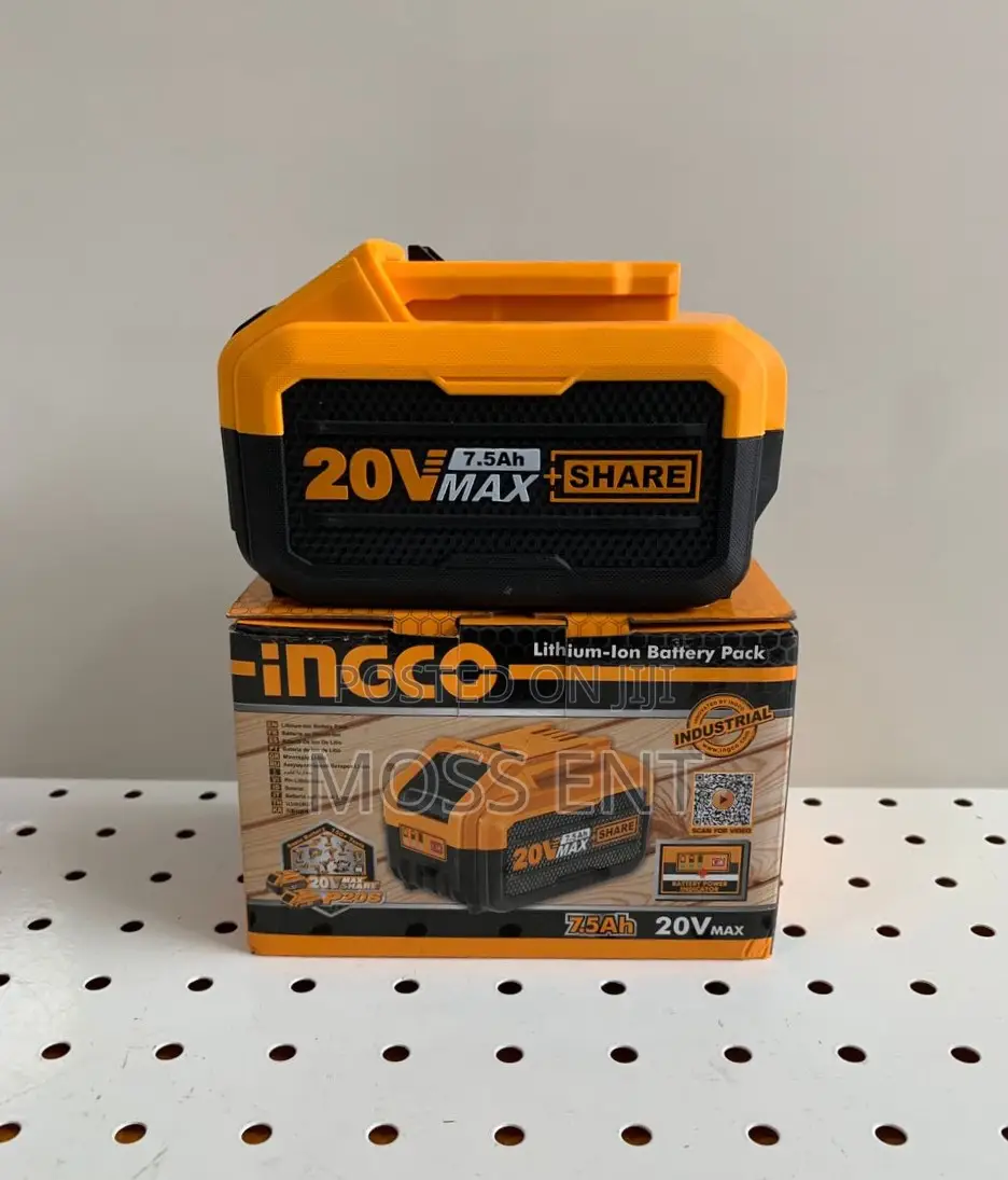 Ingco Lithium-Ion Battery Pack 20v 7.5ah - C20 - Fbli2075